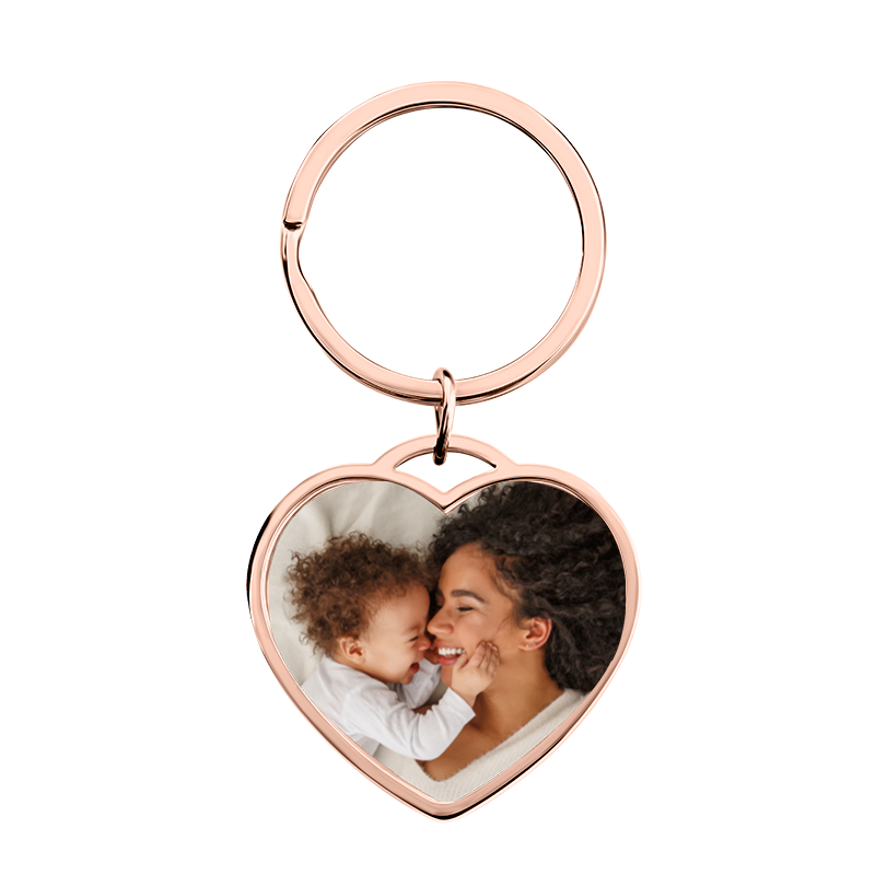 Brelok serce ze zdjęciem