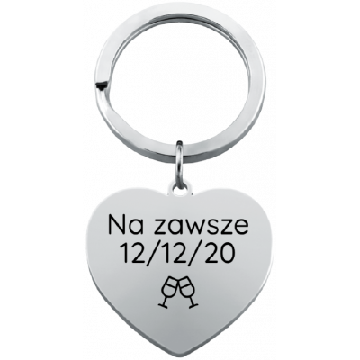 Brelok w kształcie serca